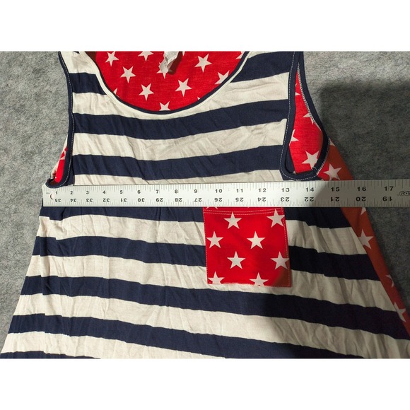 Heimish USA Tank Top Women's Size S American Flag Patriotic Fourth‎ July America - Picture 5 of 6